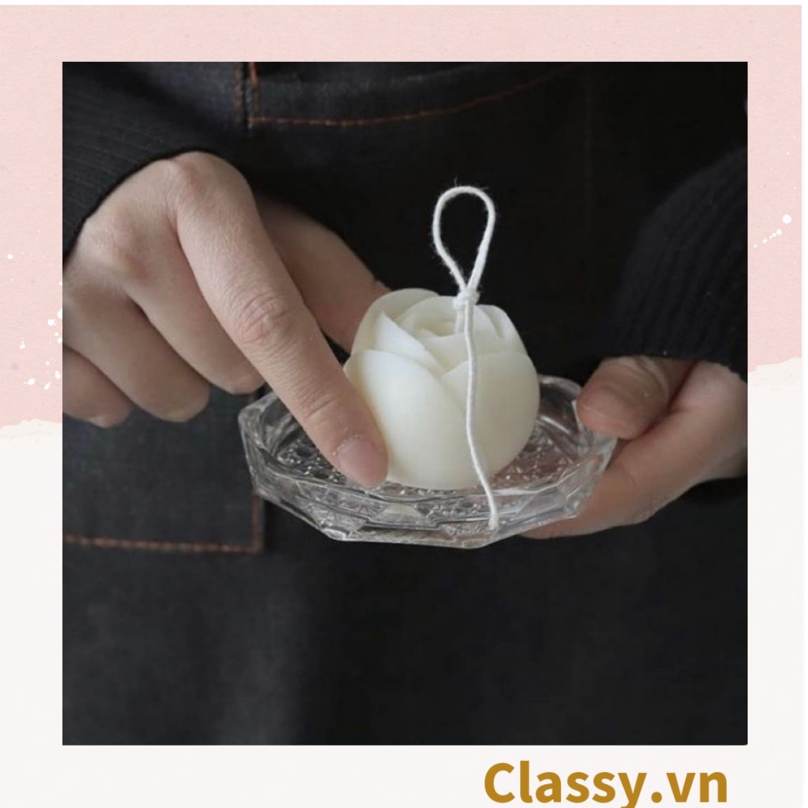 Nến thơm thư giãn nhiều kiểu dáng, phù hợp làm đồ decor phòng PK1250