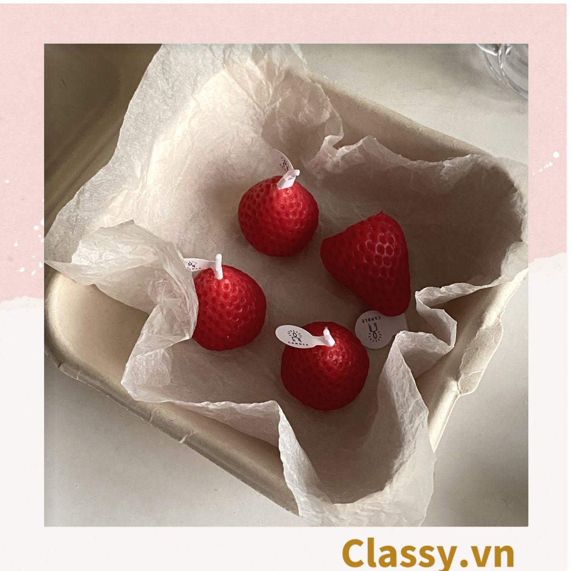 Nến thơm thư giãn nhiều kiểu dáng, phù hợp làm đồ decor phòng PK1250