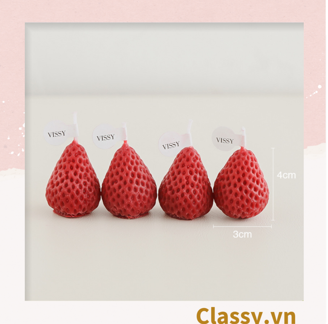 Nến thơm thư giãn nhiều kiểu dáng, phù hợp làm đồ decor phòng PK1250
