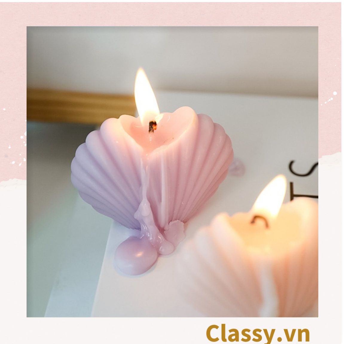 Nến thơm thư giãn nhiều kiểu dáng, phù hợp làm đồ decor phòng PK1250