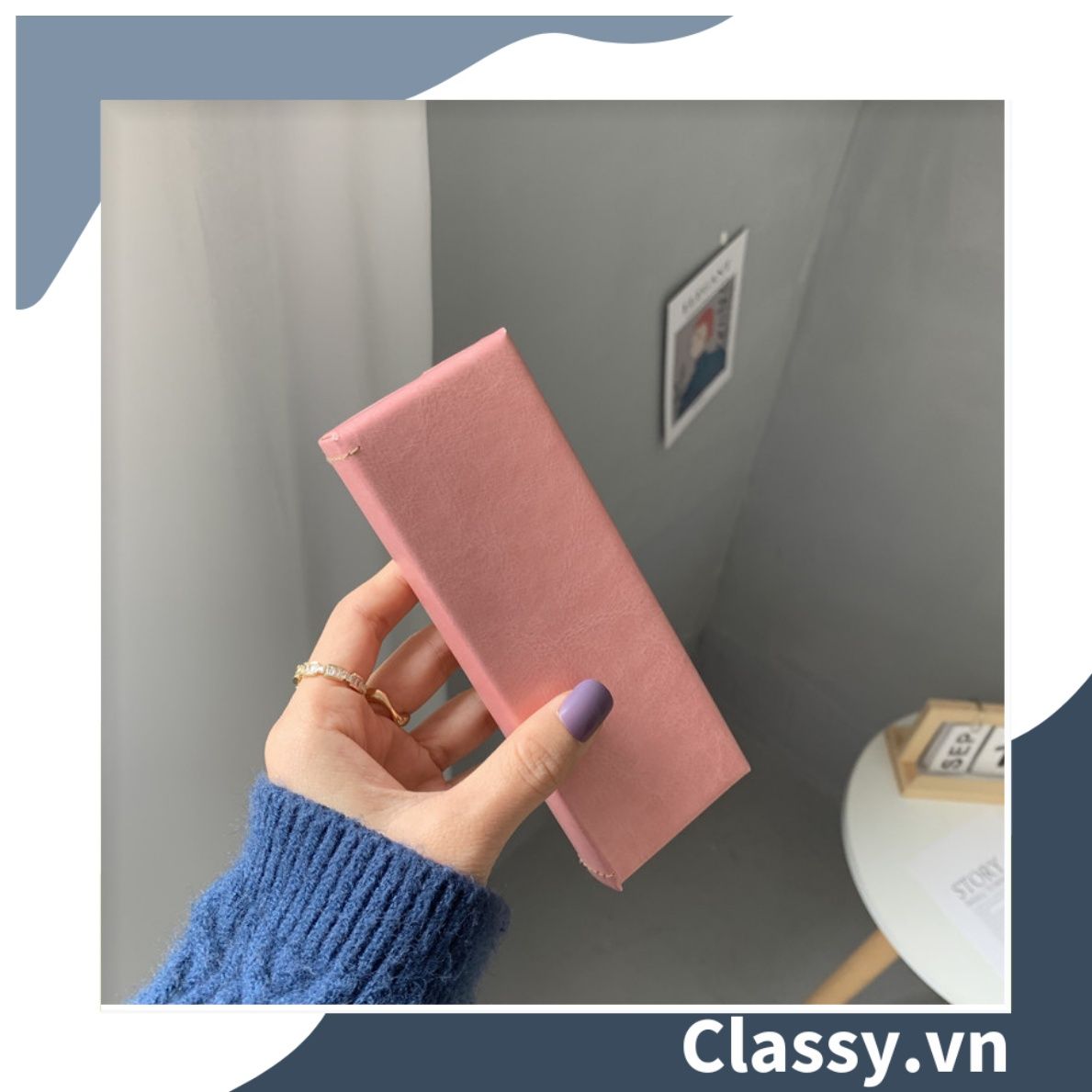 Hộp đựng mắt kính cao cấp màu trơn, chống sốc, chống trầy xướt PK1256