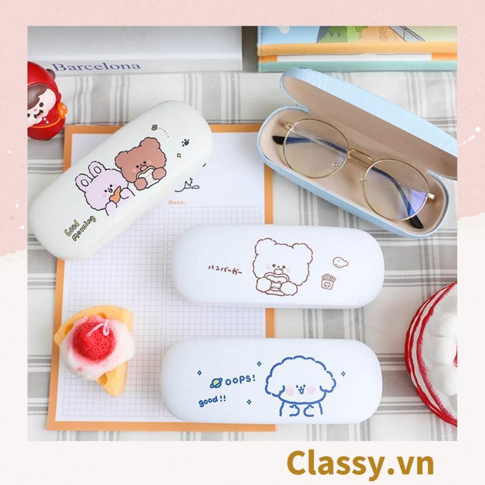 Hộp đựng mắt kính màu pastel, phong cách nhật bản dễ thương PK1261
