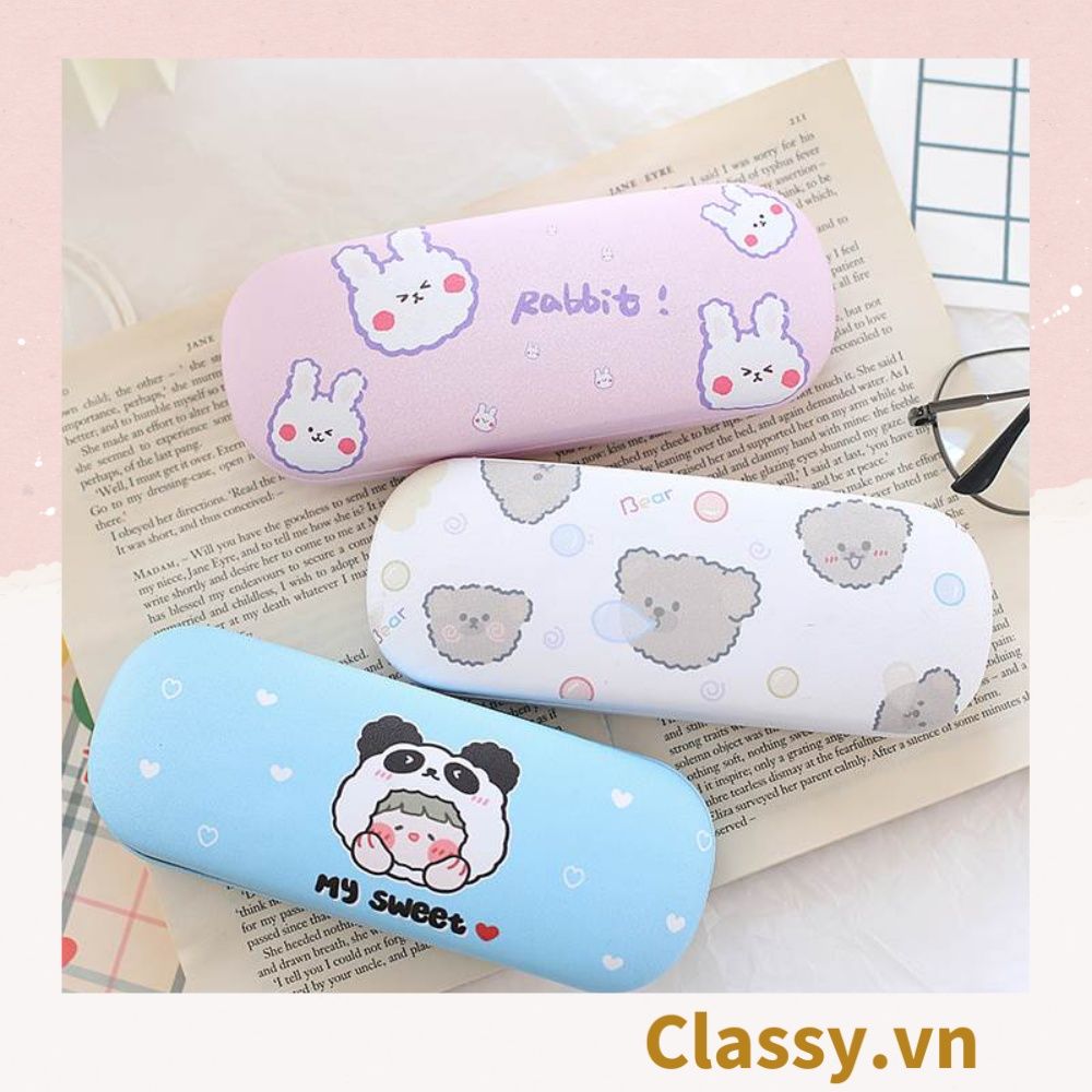 Hộp đựng mắt kính màu pastel, phong cách nhật bản dễ thương PK1261