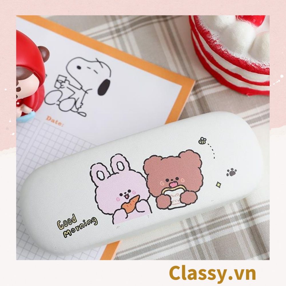 Hộp đựng mắt kính màu pastel, phong cách nhật bản dễ thương PK1261