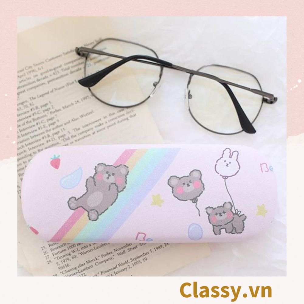 Hộp đựng mắt kính màu pastel, phong cách nhật bản dễ thương PK1261