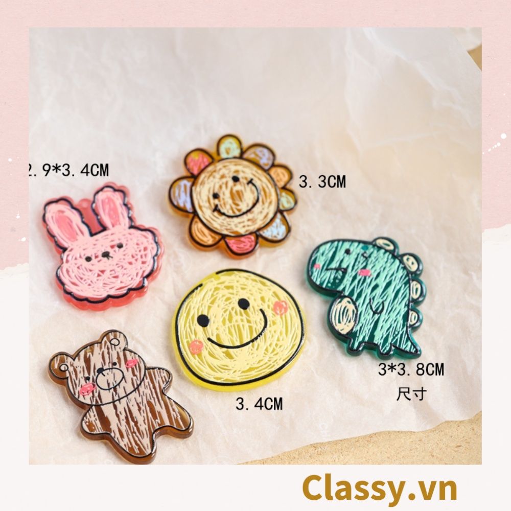 Móc khóa, mặt dây chuyền hình con vật đáng yêu PK1267