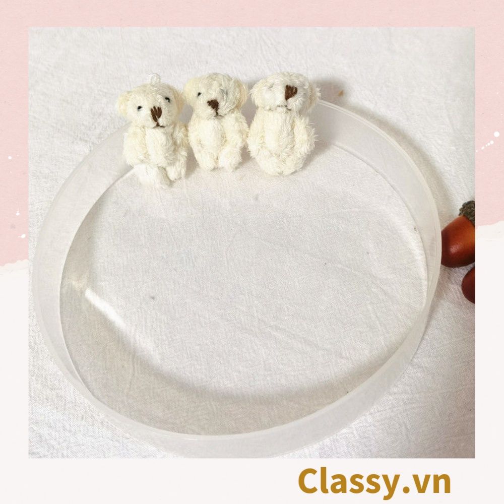 Classy Móc khóa gấu nhồi bông siêu êm siêu mịn PK1276