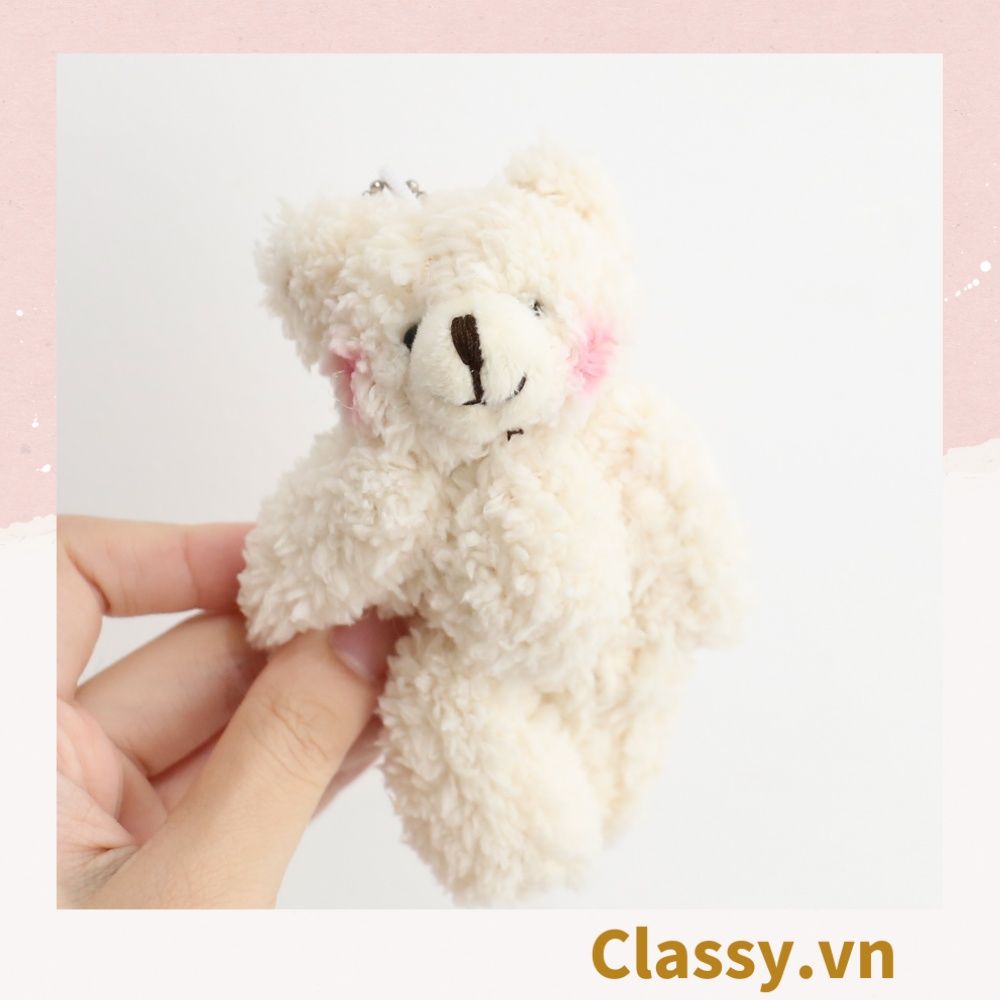 Classy Móc khóa gấu nhồi bông siêu êm siêu mịn PK1276
