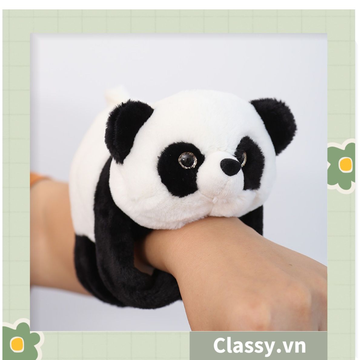 Móc khóa 3D hình gấu Panda sáng tạo chất liệu bông, treo móc khóa, túi xách nhiều hình ngộ nghĩnh PK1276