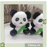  Móc khóa 3D hình gấu Panda sáng tạo chất liệu bông, treo móc khóa, túi xách nhiều hình ngộ nghĩnh PK1276 