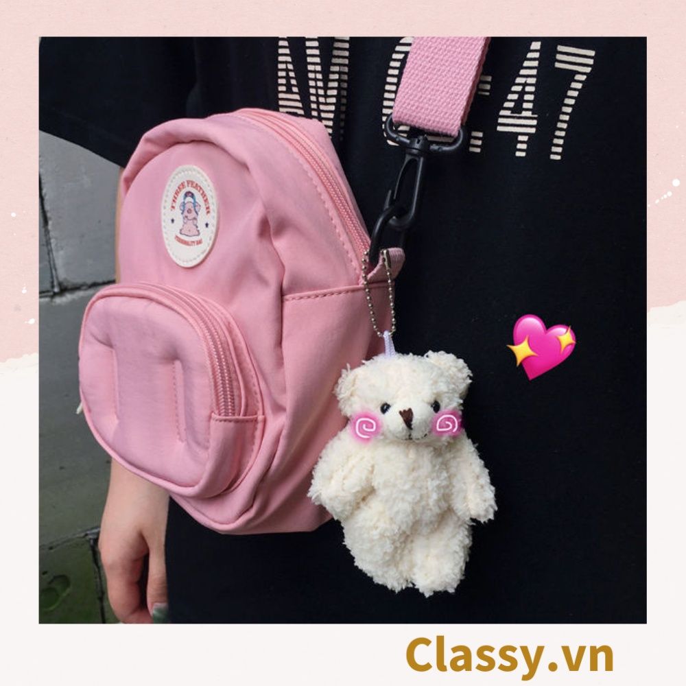 Classy Móc khóa gấu nhồi bông siêu êm siêu mịn PK1276