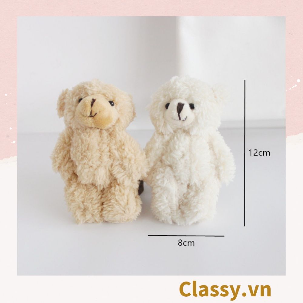 Classy Móc khóa gấu nhồi bông siêu êm siêu mịn PK1276