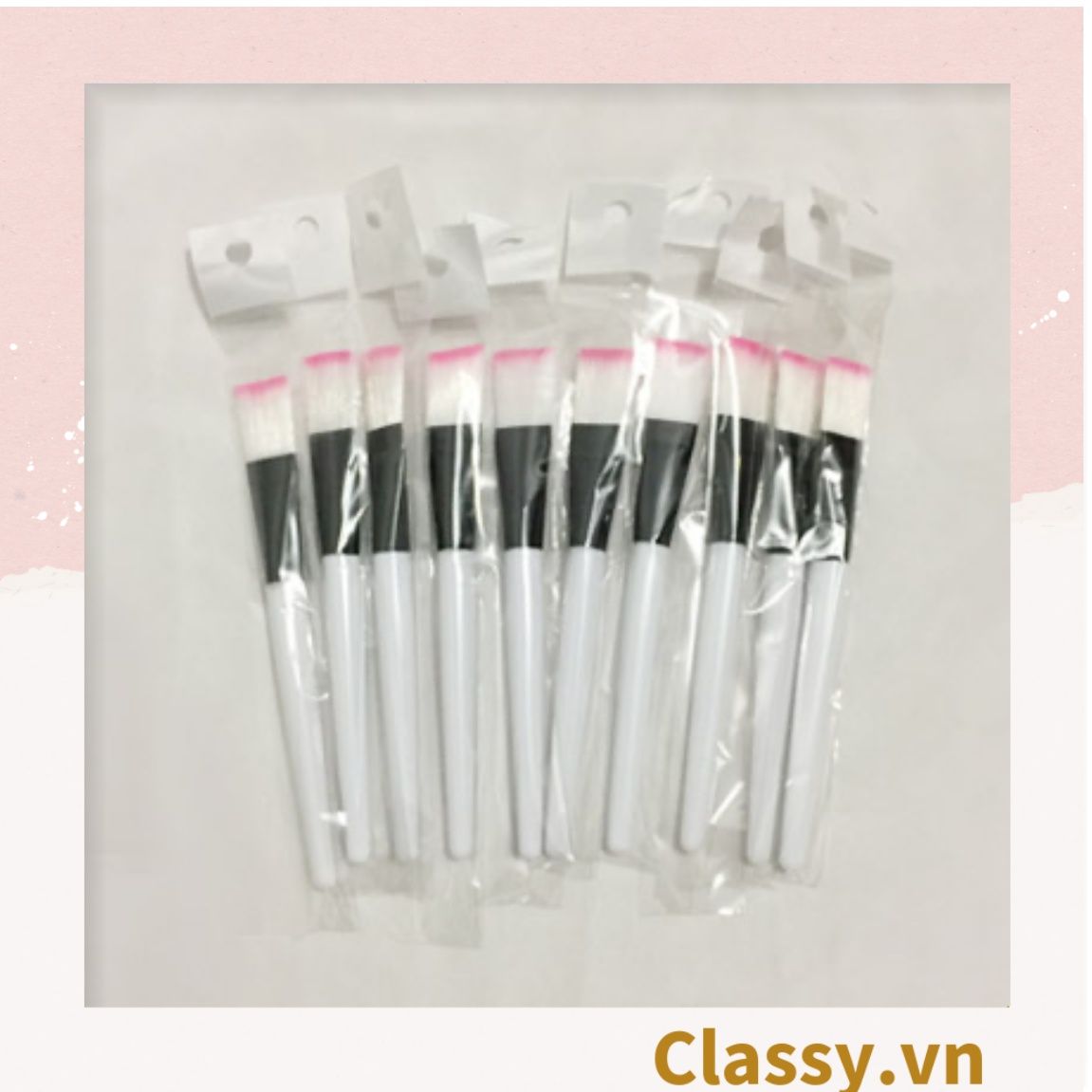 Combo 5 chiếc Cọ đắp mặt nạ, đầu lông mềm mại, dễ dàng sử dụng dành cho cả nam và nữ PK1281