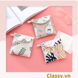  Túi vải cầm tay mini kích cỡ 13CM, nhiều màu nhiều họa tiết đựng phụ kiện PK1288 