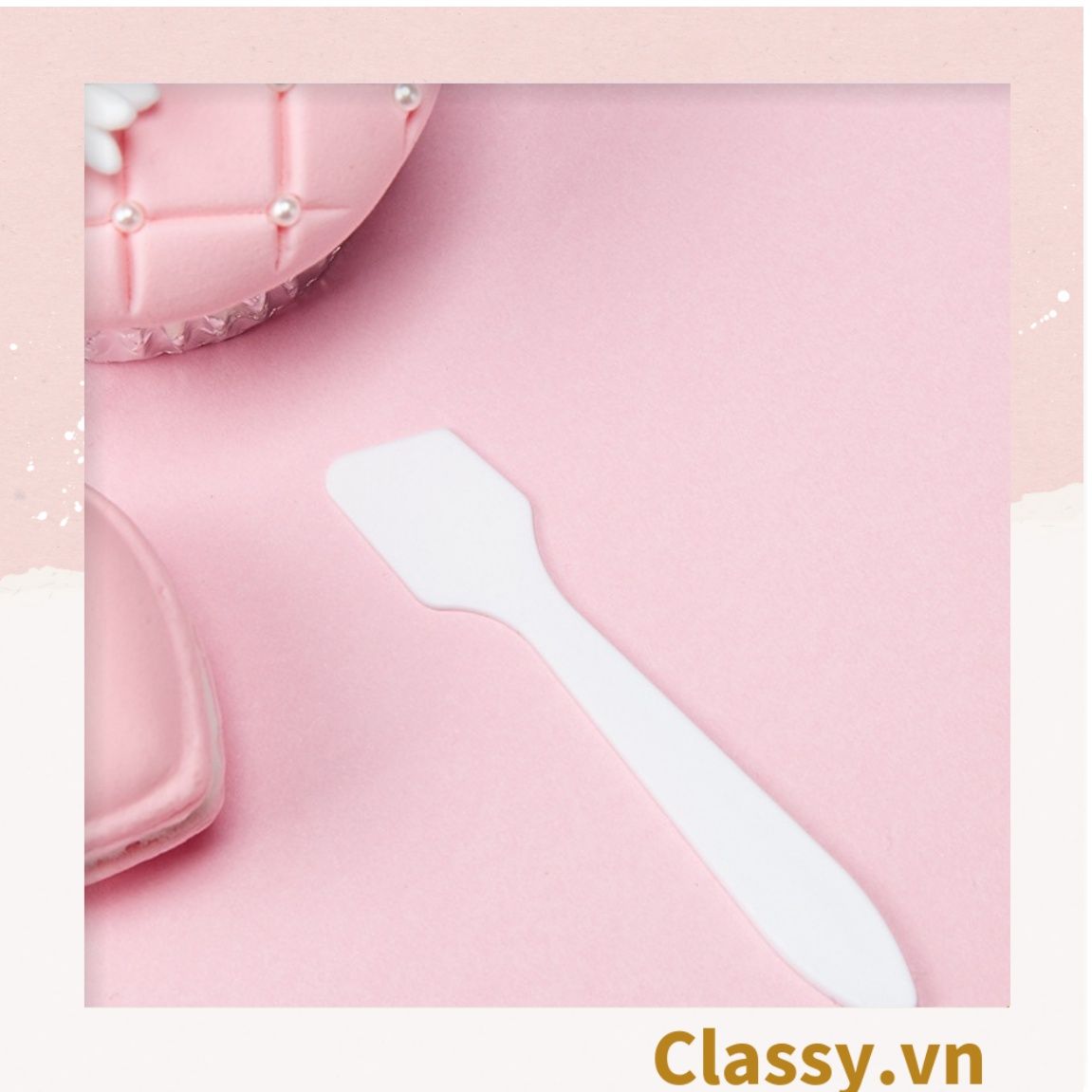 Dụng cụ lấy kem bằng nhựa nhiều màu, dùng trong trang điểm, dưỡng da PK1289