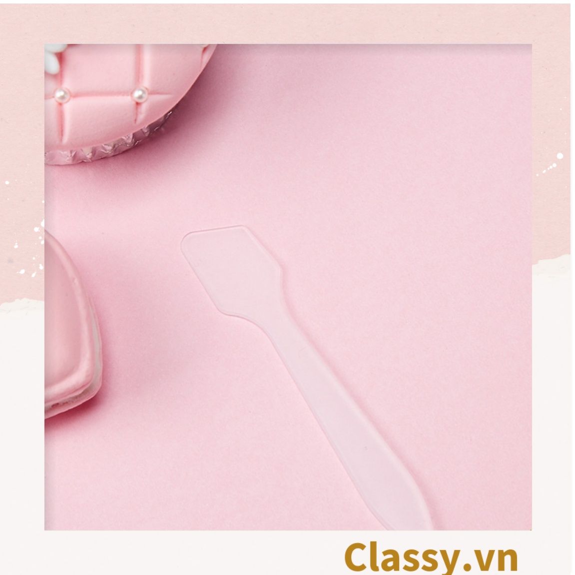 Dụng cụ lấy kem bằng nhựa nhiều màu, dùng trong trang điểm, dưỡng da PK1289