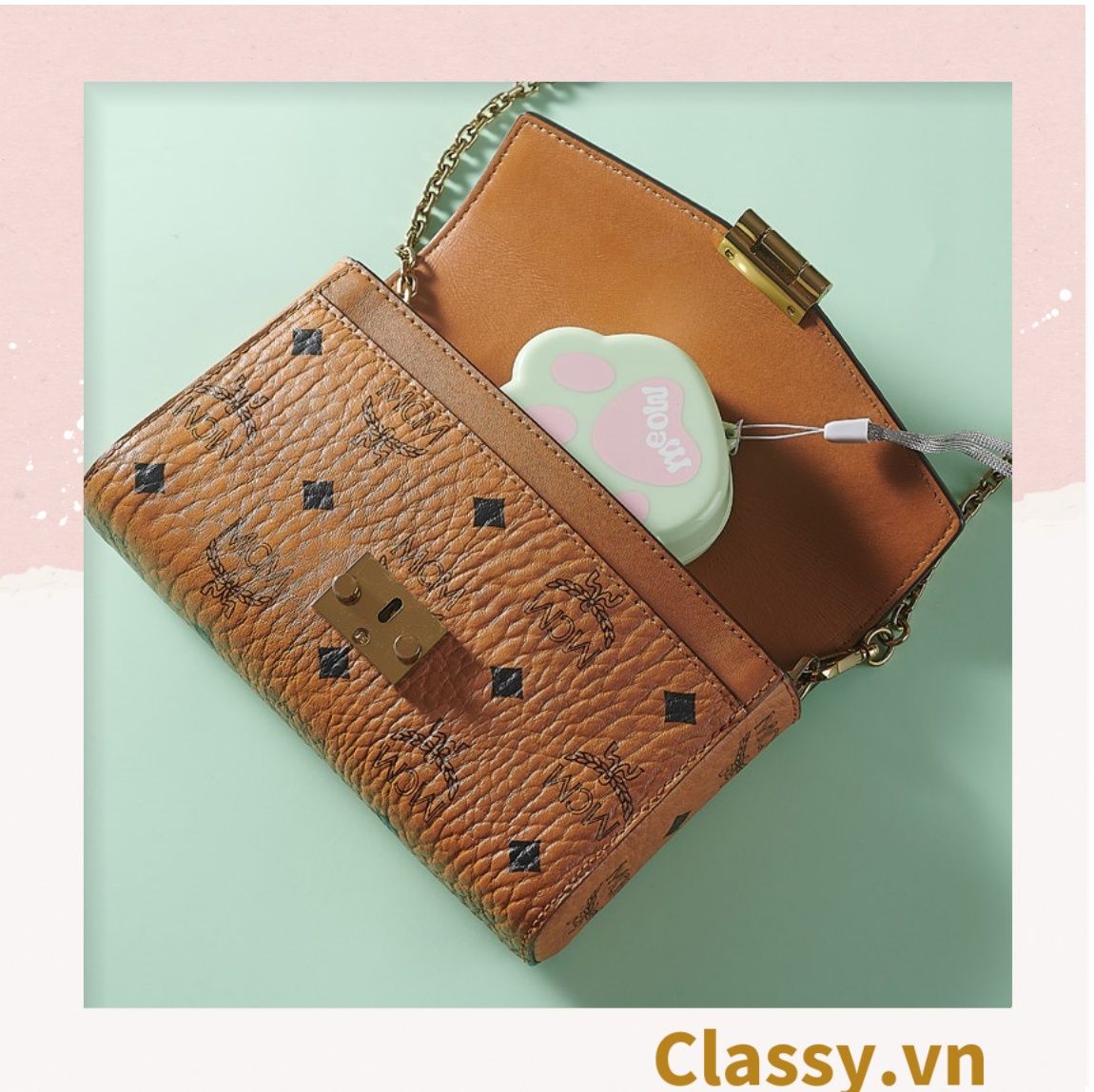 Ly nước gấp gọn nhiều màu hình chân mèo, tiện lợi mang theo khi du lịch, đi chơi, đi học PK1293