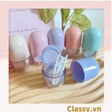  Khay đựng lens, kính áp tròng đẹp hình trụ nhỏ gọn nhiều màu pastel PK1310 