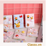  Sổ tay mini, sổ kẻ ngang, cài nút bấm nhiều họa tiết cute thích hợp cho học sinh/sinh viên PK1331 