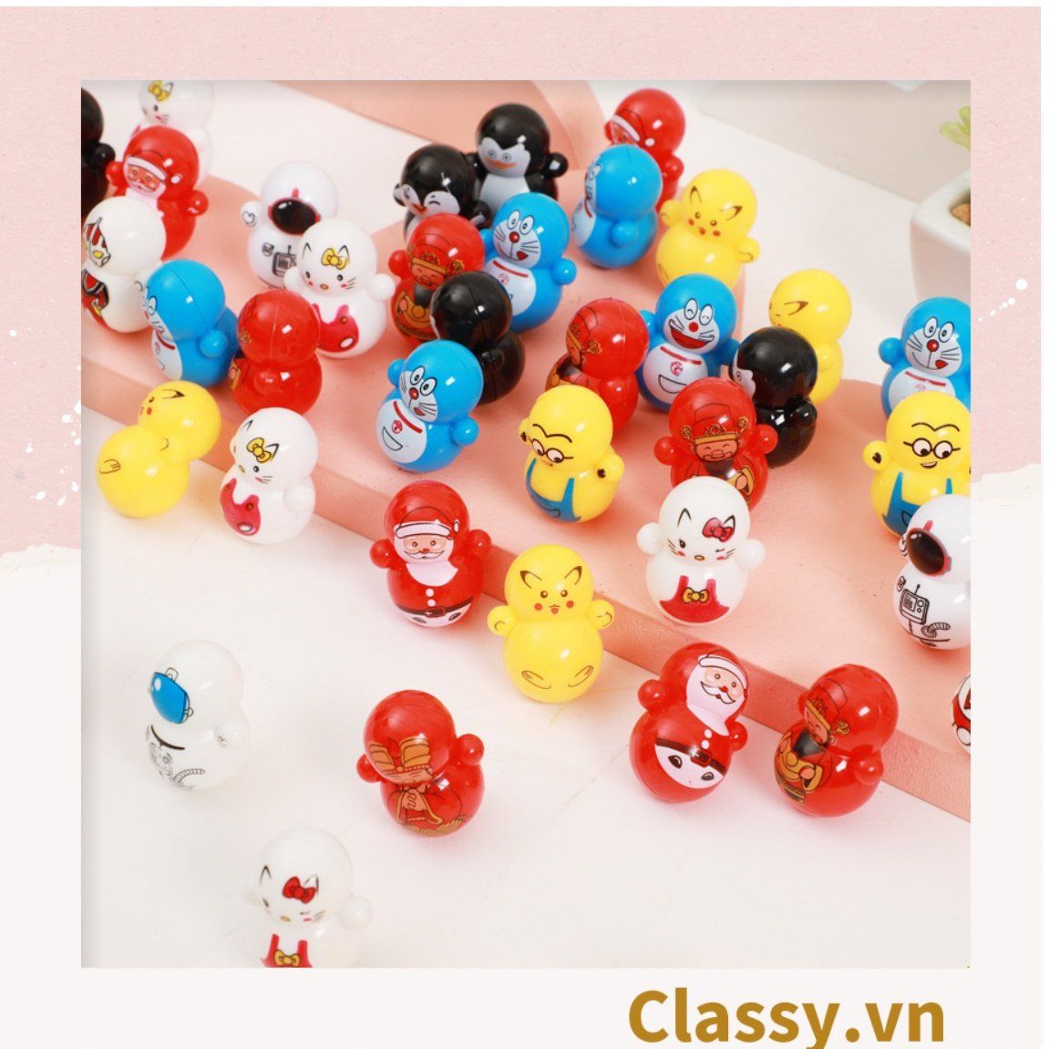 Đồ chơi lật đật mô hình phi hành gia mini dễ thương giải tỏa căng thẳng PK1332