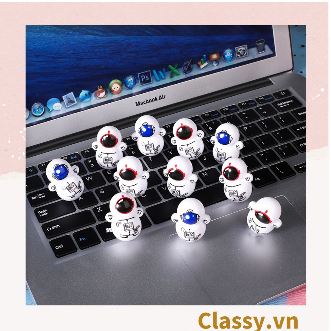 Đồ chơi lật đật mô hình phi hành gia mini dễ thương giải tỏa căng thẳng PK1332