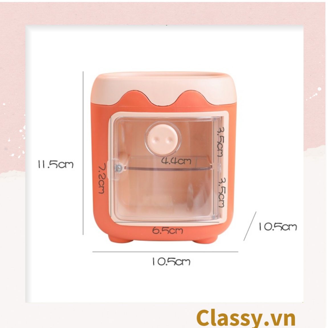 Hộp đựng bút để bàn, kệ đựng đồ trang điểm, phụ kiện, decor bàn làm việc PK1335