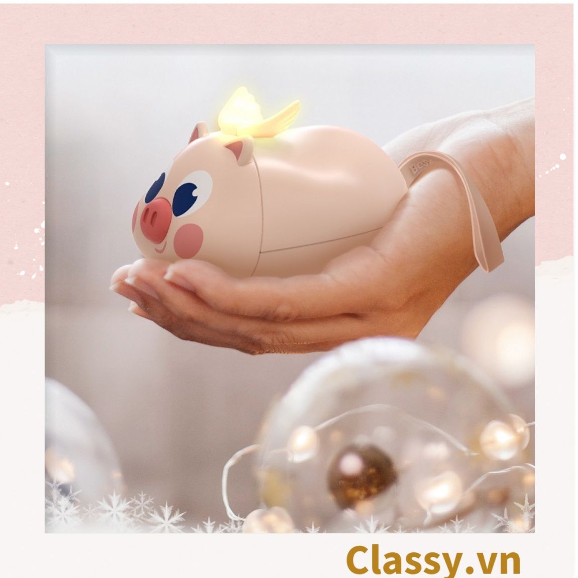 Máy sưởi ấm mini sạc bằng USB giúp chườm nóng giảm đau bụng, giữ ấm chân tay PK1357