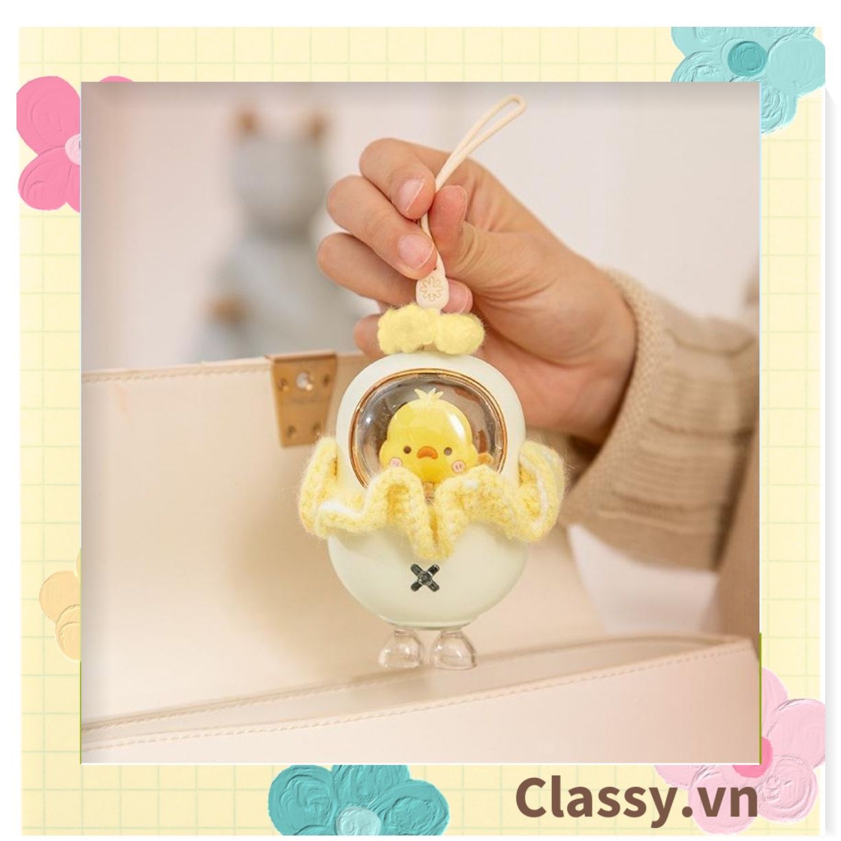  Máy sưởi ấm tay mini Classy hình chú gà con sạc bằng USB PK1363 