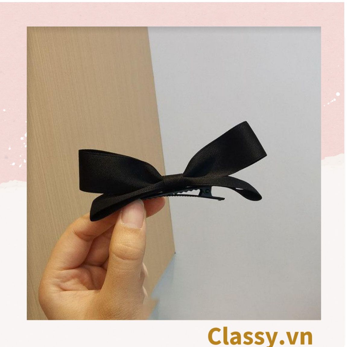 Kẹp tóc Classy hình nơ nữ tính ngọt ngào phong cách hàn quốc dành cho nữ PK1371