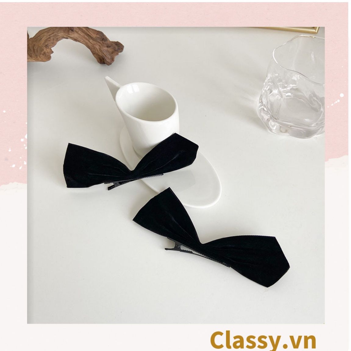 Kẹp tóc Classy hình nơ nữ tính ngọt ngào phong cách hàn quốc dành cho nữ PK1371