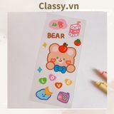  Classy Hình dán, sticker dễ thương, sticker dán laptop, điện thoại, sổ, bình nước nhiều họa tiết PK1380 