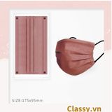  Combo 10 chiếc khẩu trang Classy màu loang tông hồng, giúp kháng khuẩn PK1387 