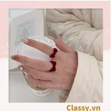  Classy Nhẫn hở bọc vải nhung họa tiết gấu và thỏ độc đáo PK1396 