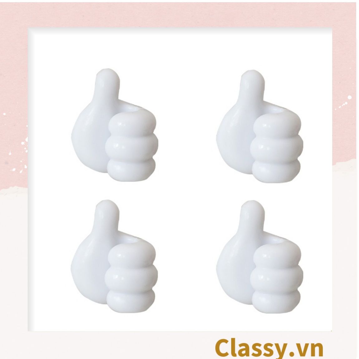 Classy Miếng nhựa cố định dây cáp hình bàn tay chống rối dây cáp PK1397