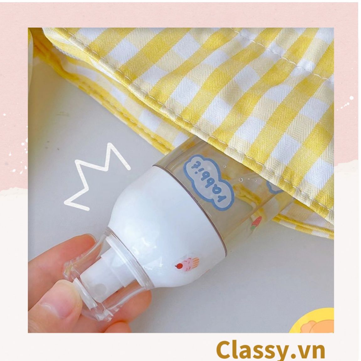 Classy Chai chiết mỹ phẩm dạng xịt, dạng vòi bấm bằng nhựa dung tích 100ml, 50ml PK1398