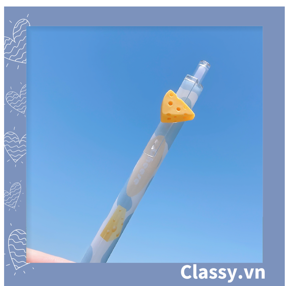Classy Bút bi mực đen 0.5mm có gắn đồ chơi giải trí PK1402