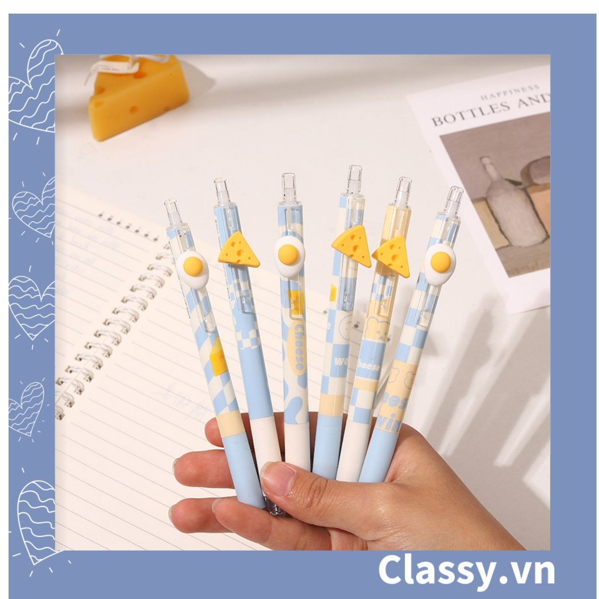 Classy Bút bi mực đen 0.5mm có gắn đồ chơi giải trí PK1402