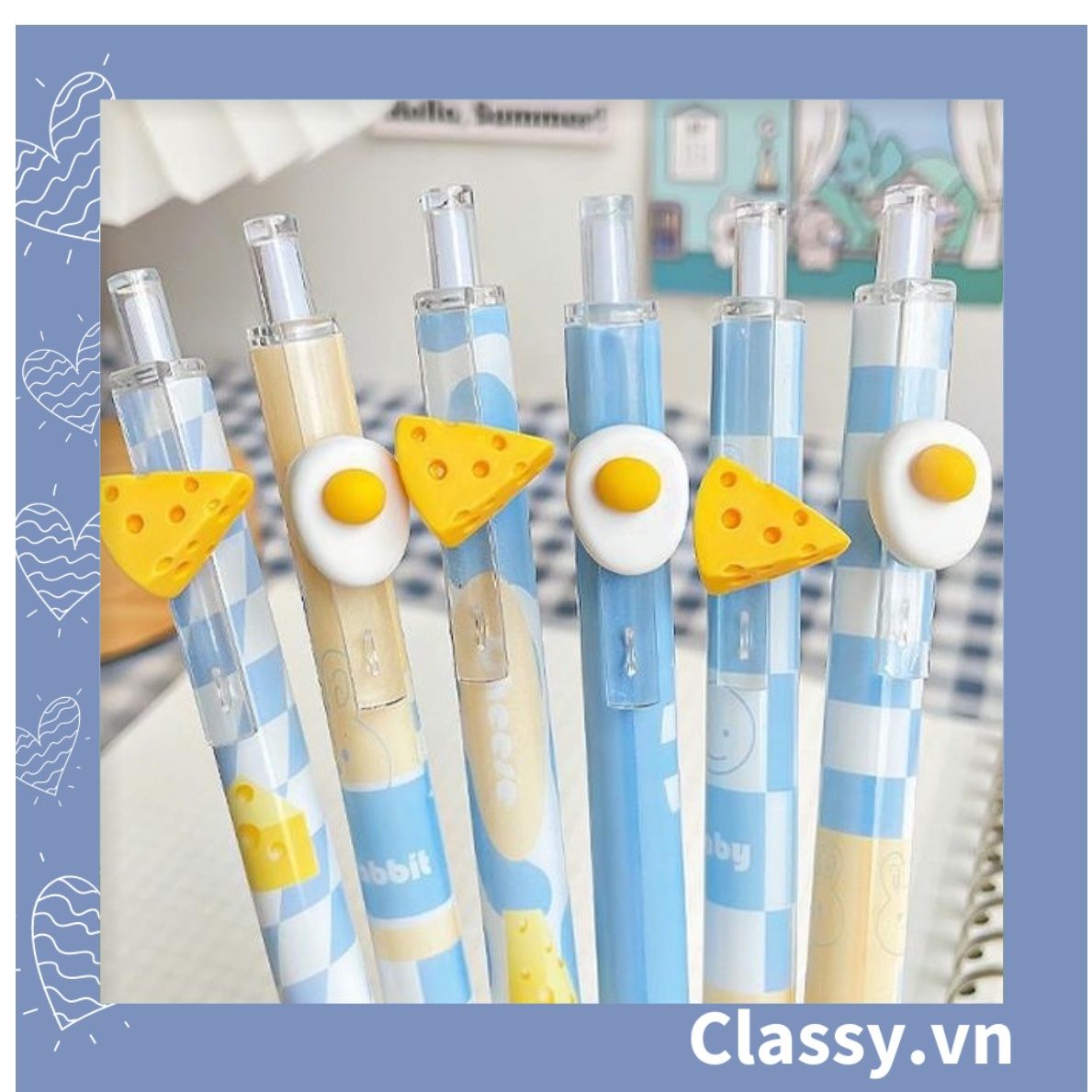 Classy Bút bi mực đen 0.5mm có gắn đồ chơi giải trí PK1402