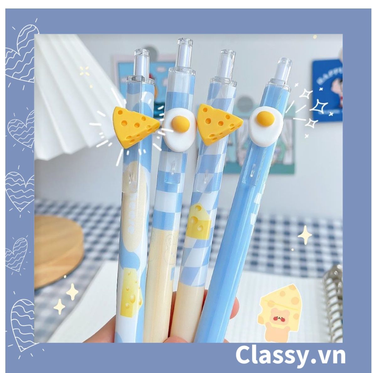 Classy Bút bi mực đen 0.5mm có gắn đồ chơi giải trí PK1402