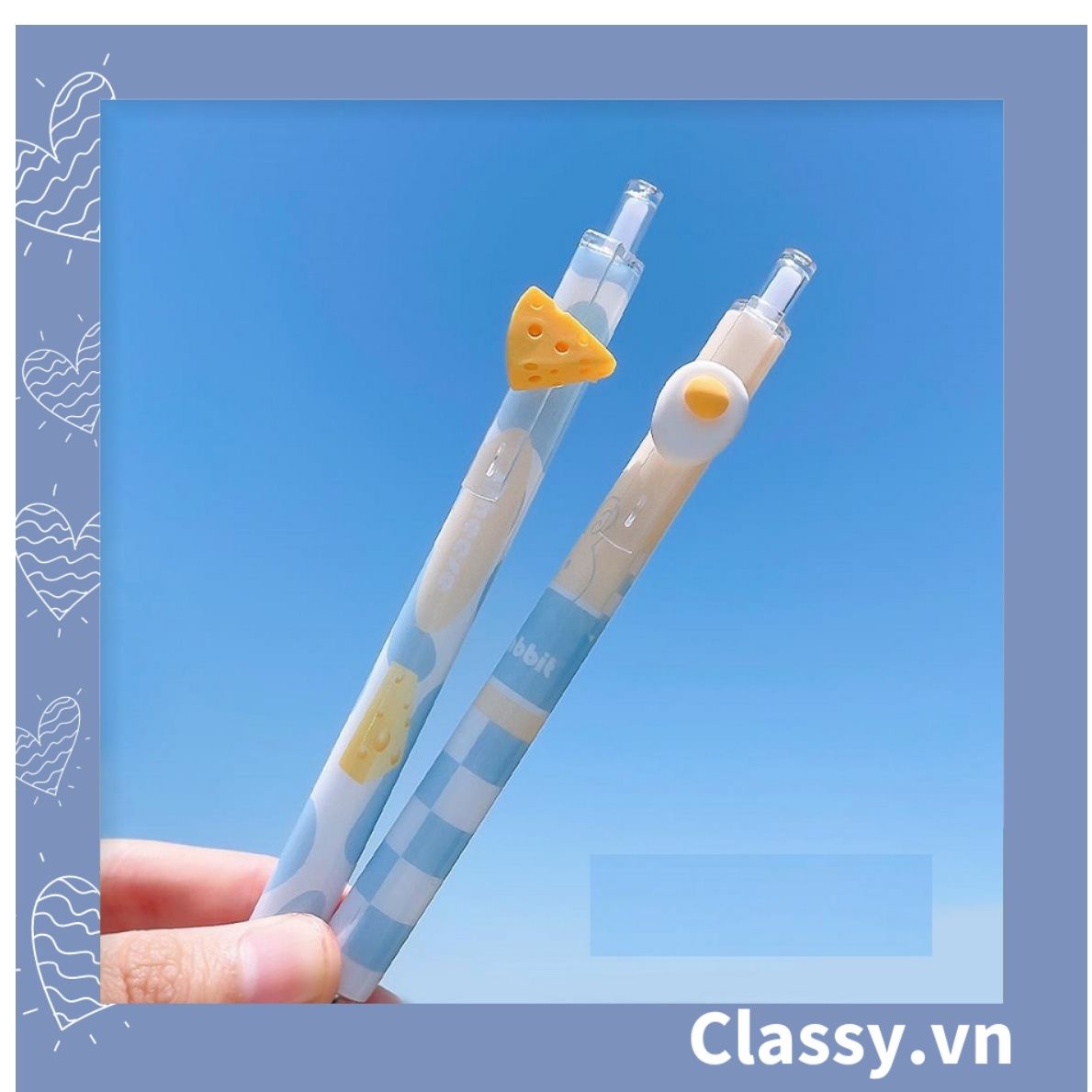 Classy Bút bi mực đen 0.5mm có gắn đồ chơi giải trí PK1402