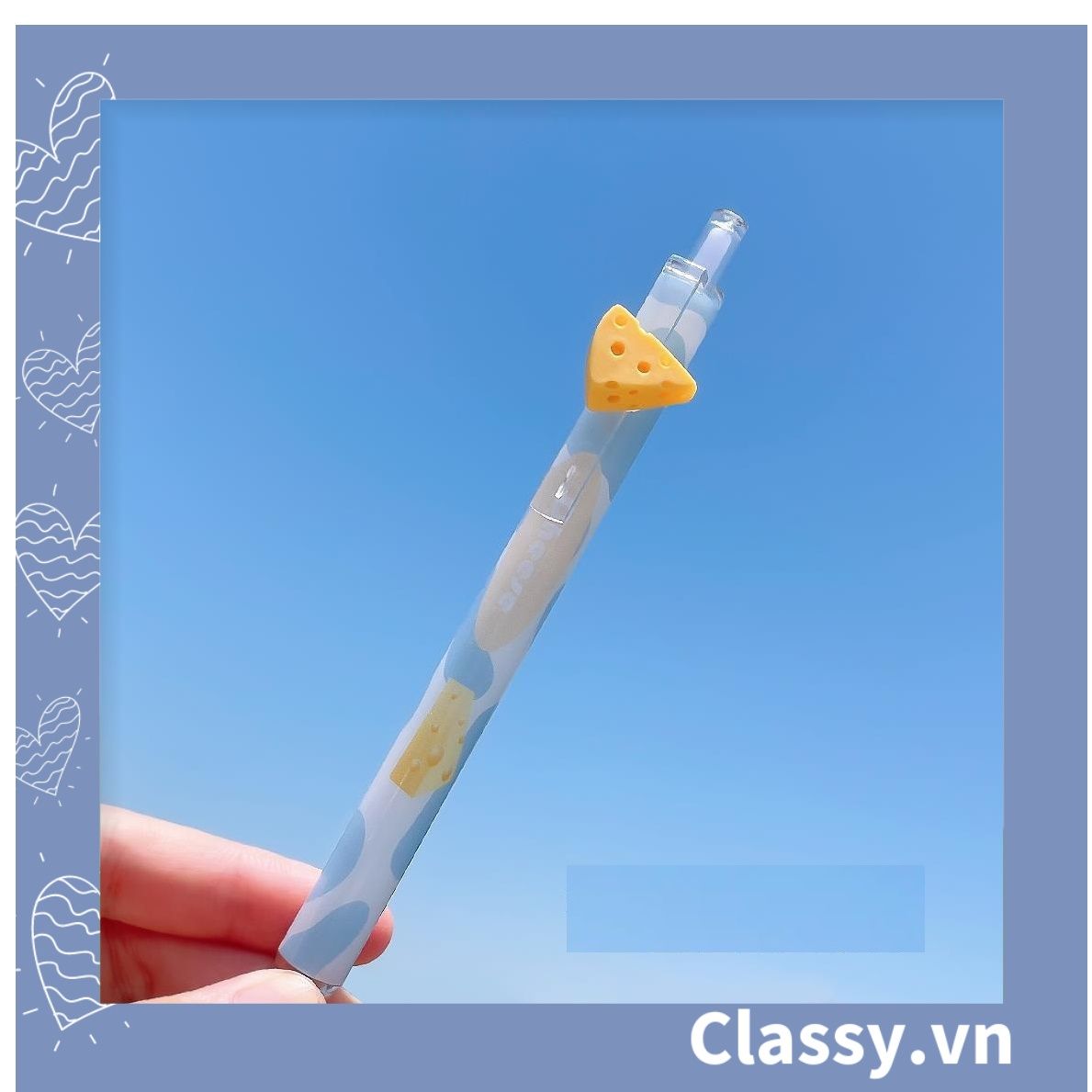 Classy Bút bi mực đen 0.5mm có gắn đồ chơi giải trí PK1402