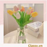  Classy Bông tulip bằng vải, làm đạo cụ chụp hình, trang trí nhà cửa PK1474 