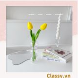  Classy Bông tulip bằng vải, làm đạo cụ chụp hình, trang trí nhà cửa PK1474 