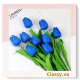  Classy Bông tulip bằng vải, làm đạo cụ chụp hình, trang trí nhà cửa PK1474 