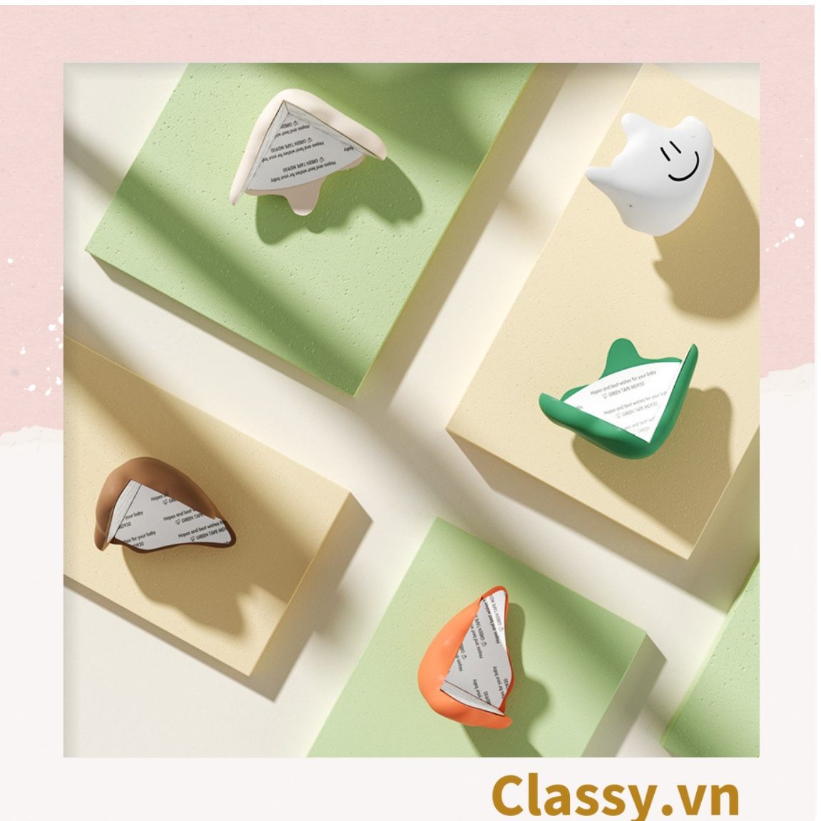 Classy Đồ bịt góc bàn, bọc cạnh bàn silicon họa tiết siêu dễ thương PK1478