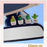  Classy Chậu cây xương rồng mini bằng nhựa, trang trí bàn làm việc, bàn học, decor phòng PK1489 