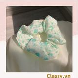  Classy Dây cột tóc, Scrunchies nhiều màu hàn quốc nữ tính PK1504 