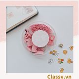  Classy Ghim giấy, kẹp giấy hộp bốn ngăn, màu sắc đa dạng văn phòng phẩm tiện lợi PK1506 