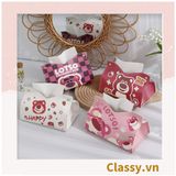  Classy Hộp đựng khăn giấy bằng da PU chống thấm nước PK1511 