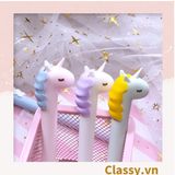  Classy Bút gel ngựa unicorn nhiều màu pastel PK1514 